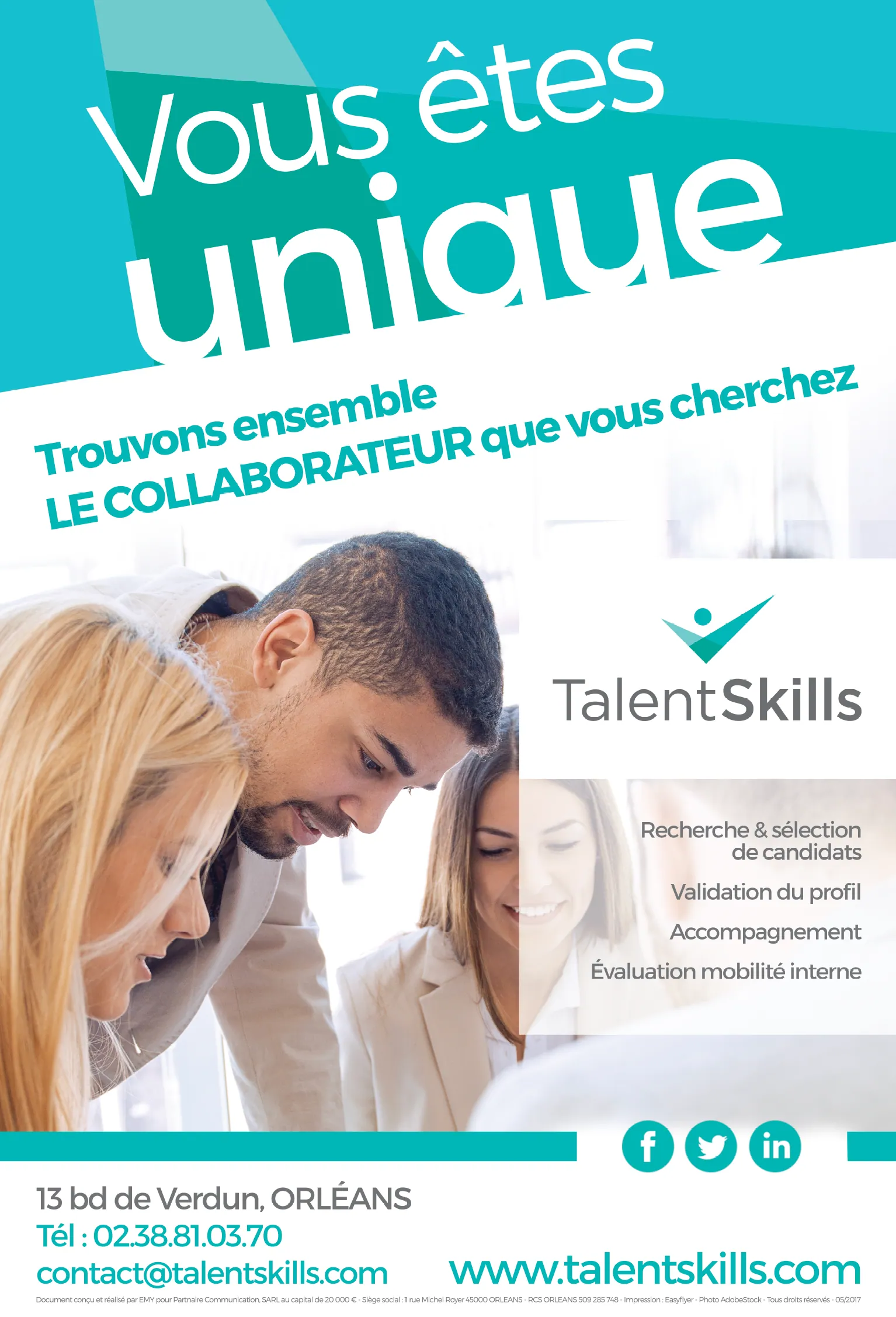Campagne Partnaire — affichage Abribus