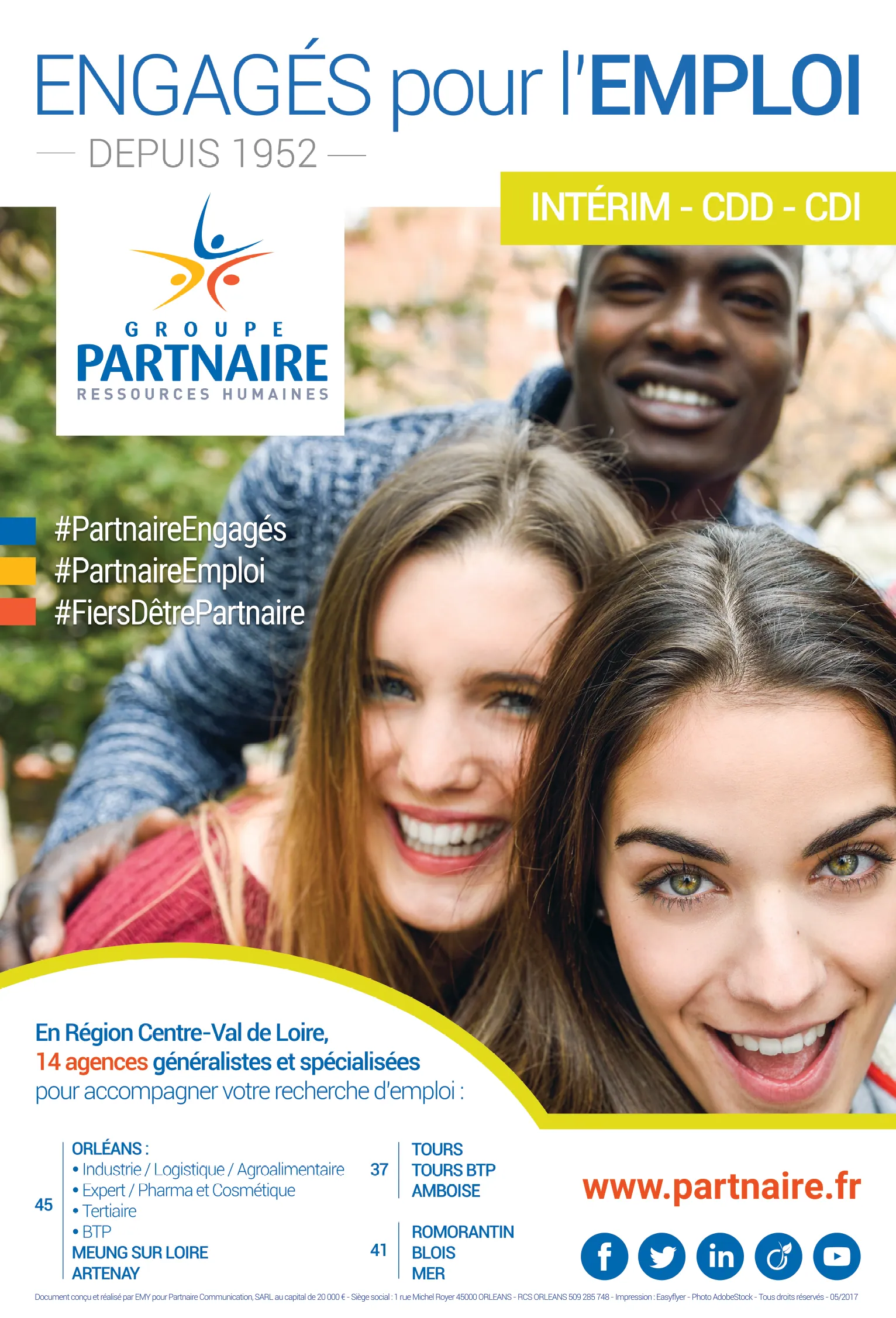 Engagés pour l'emploi — candidats Partnaire intérim