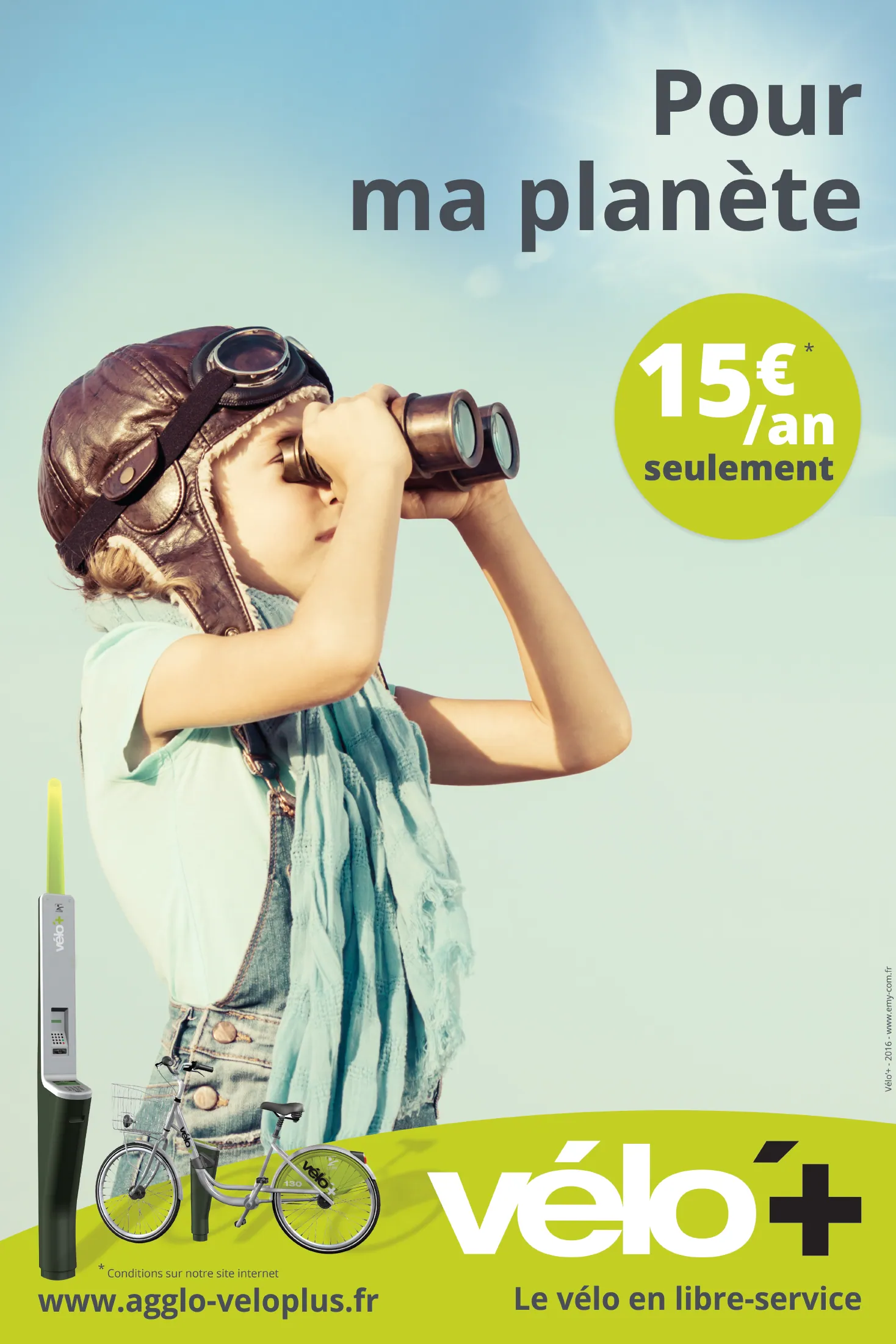 Affiche « Pour ma planète » VÉLO+