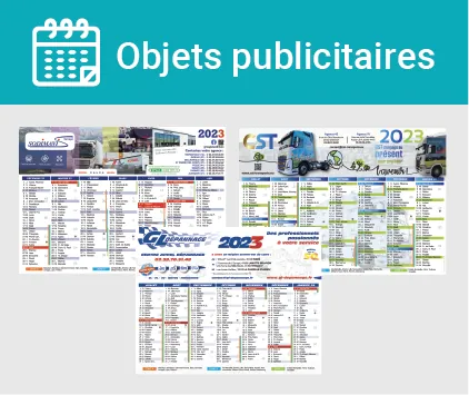 Objets publicitaires — réalisations Emy Communication