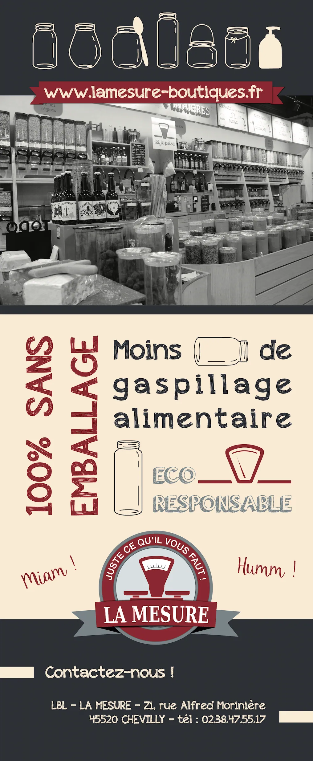 Signalétique La Mesure — intérieur