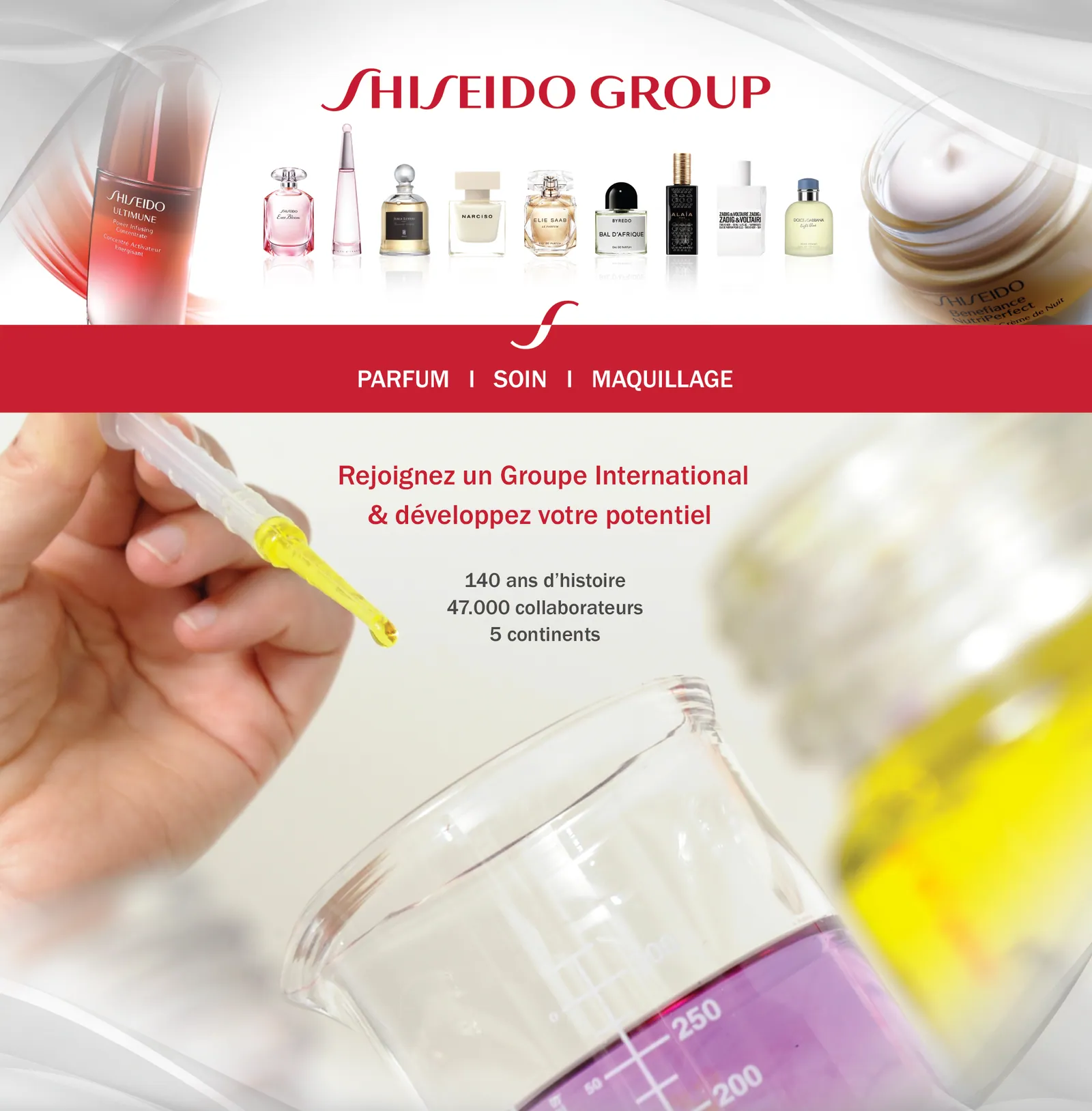 Stand parapluie Shiseido