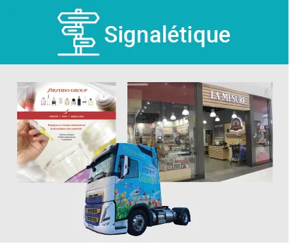 Signalétique — réalisations Emy Communication