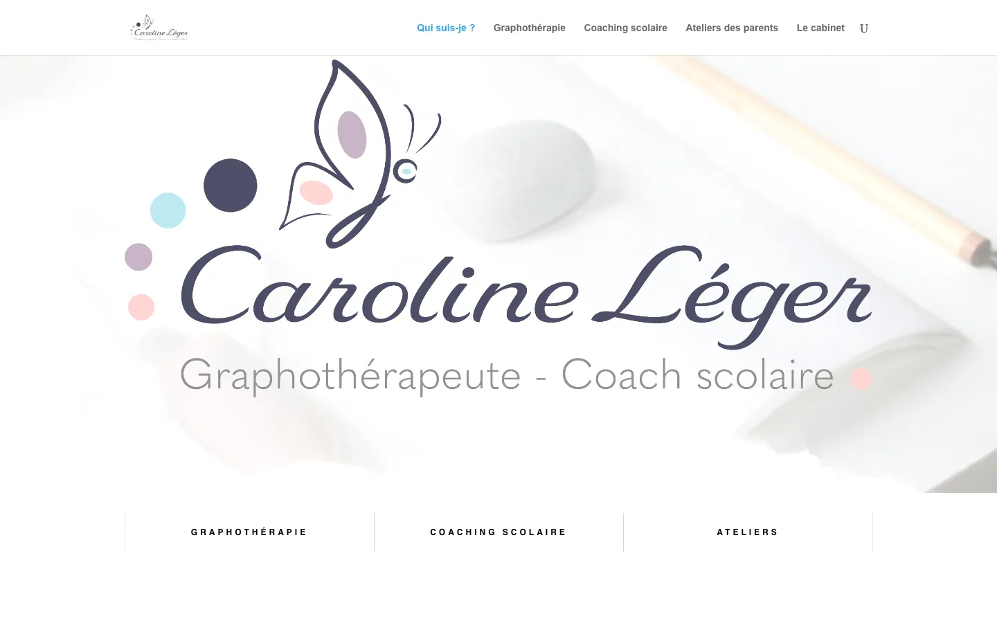 Site web Caroline Leger