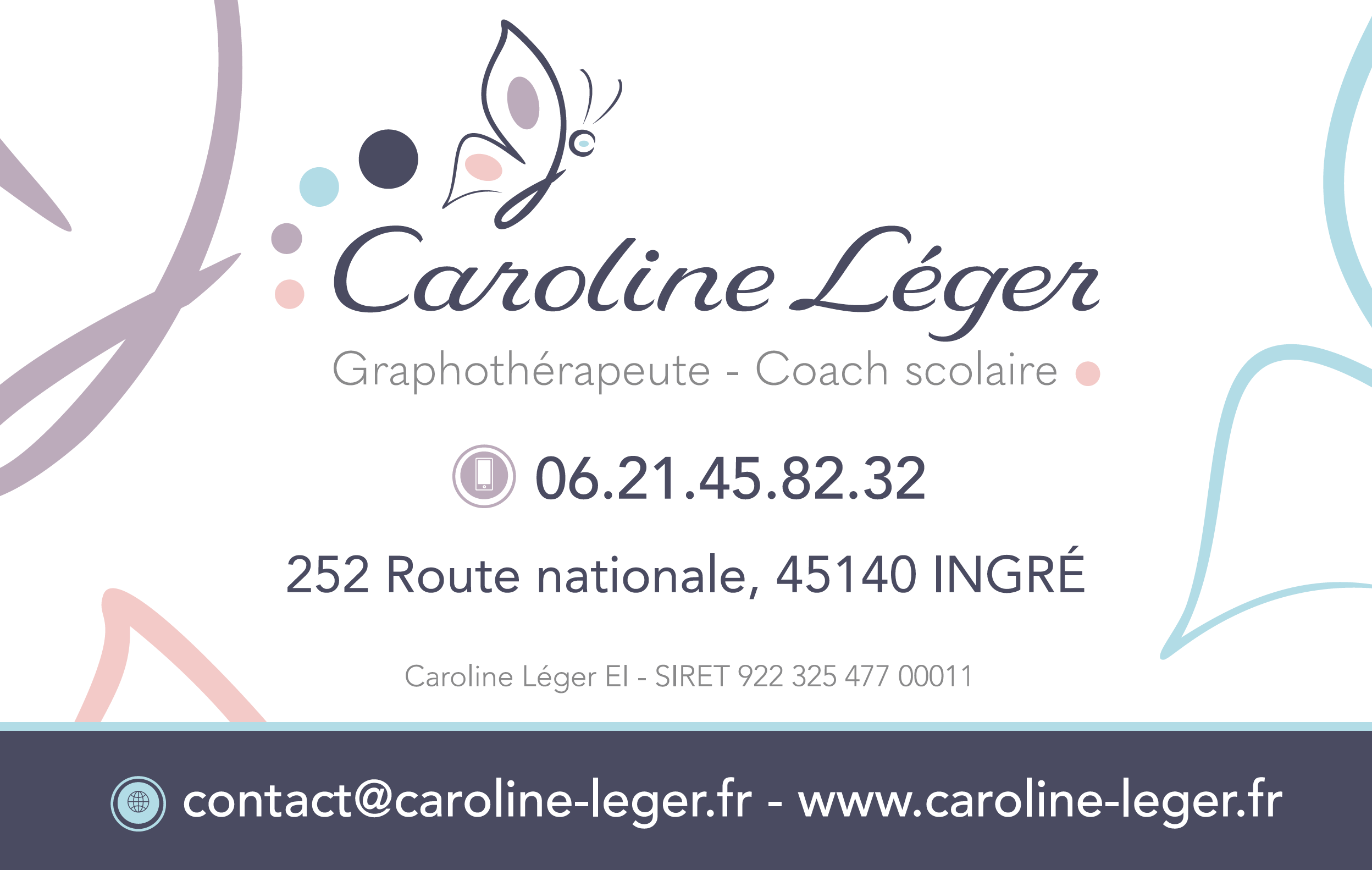 carte de visite caroline leger