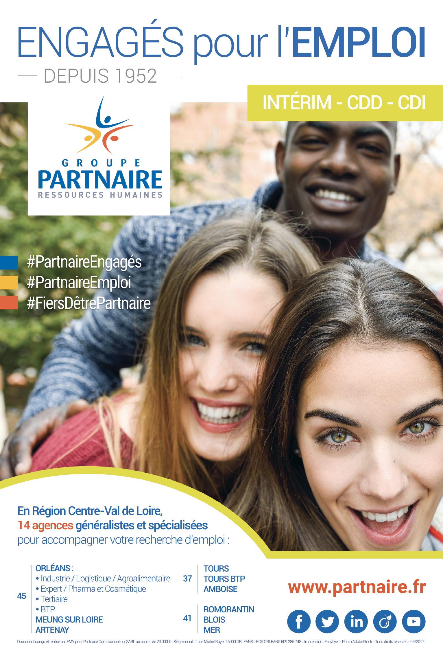 Engagés pour l'emploi candidats Partnaire intérim