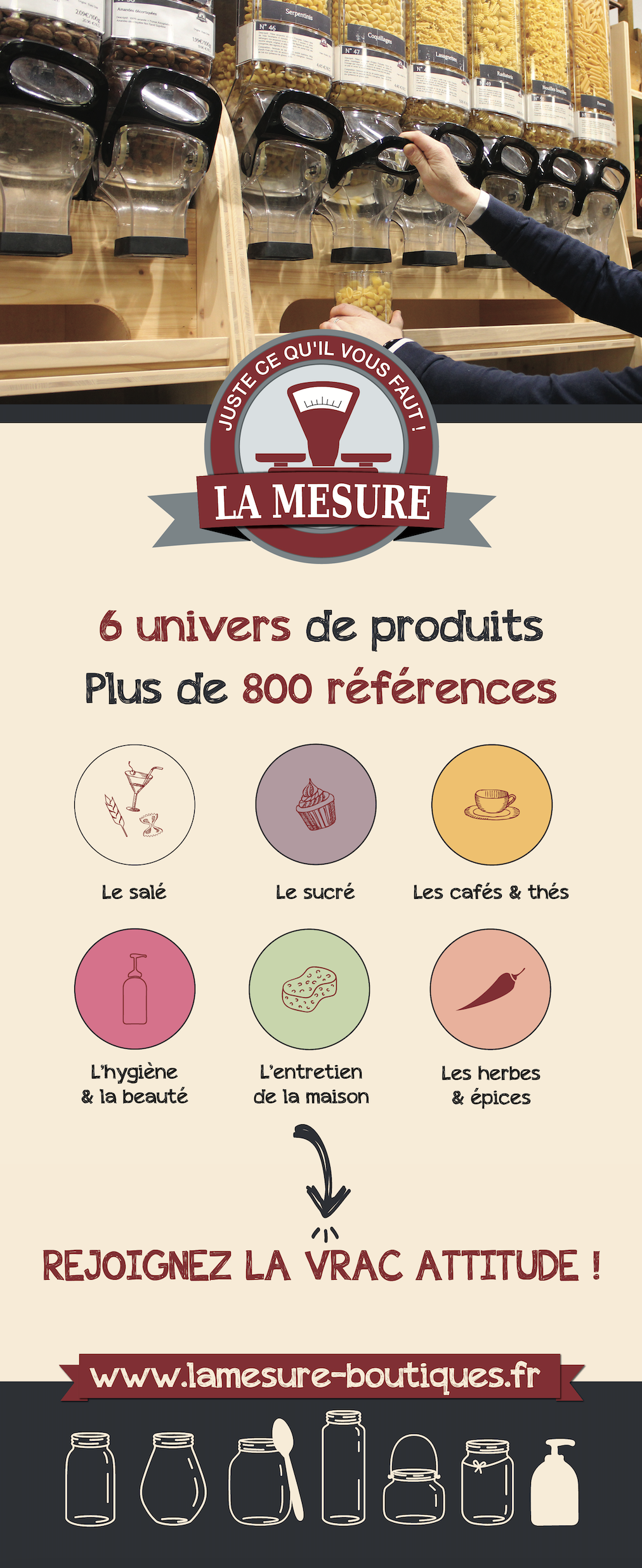 Roll up salon de la franchise La mesure Roll up salon de la franchise La mesure