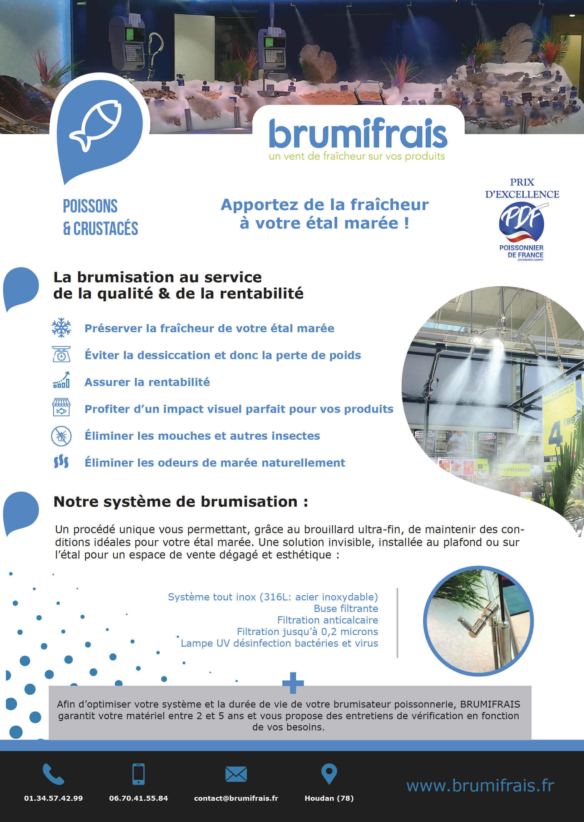 Plaquette commerciale brumifrais brumisation